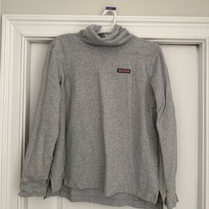 Vineyard Vines Gray Cowl Neck Sweater